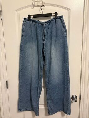Vanilla Star Light Blue Wide Leg Jeans